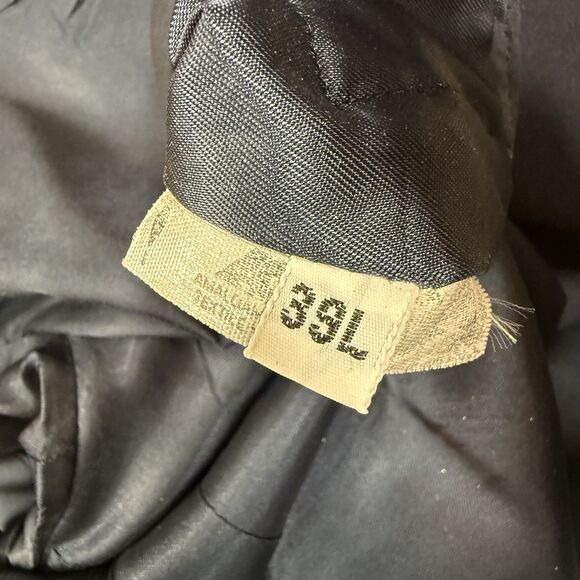 Vtg Christian Dior 39L Monsieur Double Breasted Blue Blazer Gold Button Preppy - Picture 7 of 13